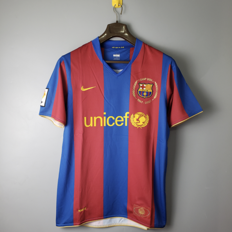 Retro 07/08 Barcelona Home Kit